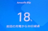 Amazfit bipの電池は本当に一ヶ月持つのか？