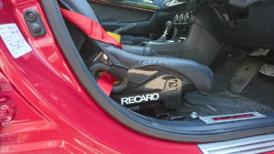 RECARO stickers are now attached.