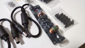 FX-AUDIO- [ACCESSORY SERIES 005] Petit Susie DC電源ノイズクリーナー・ノイズフィルター 延長ケーブル型 出力プラグ外径5.5mm 内径2.1/2.5mm両対応