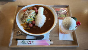 あんずの里物産館　Turkey!コラボカレー